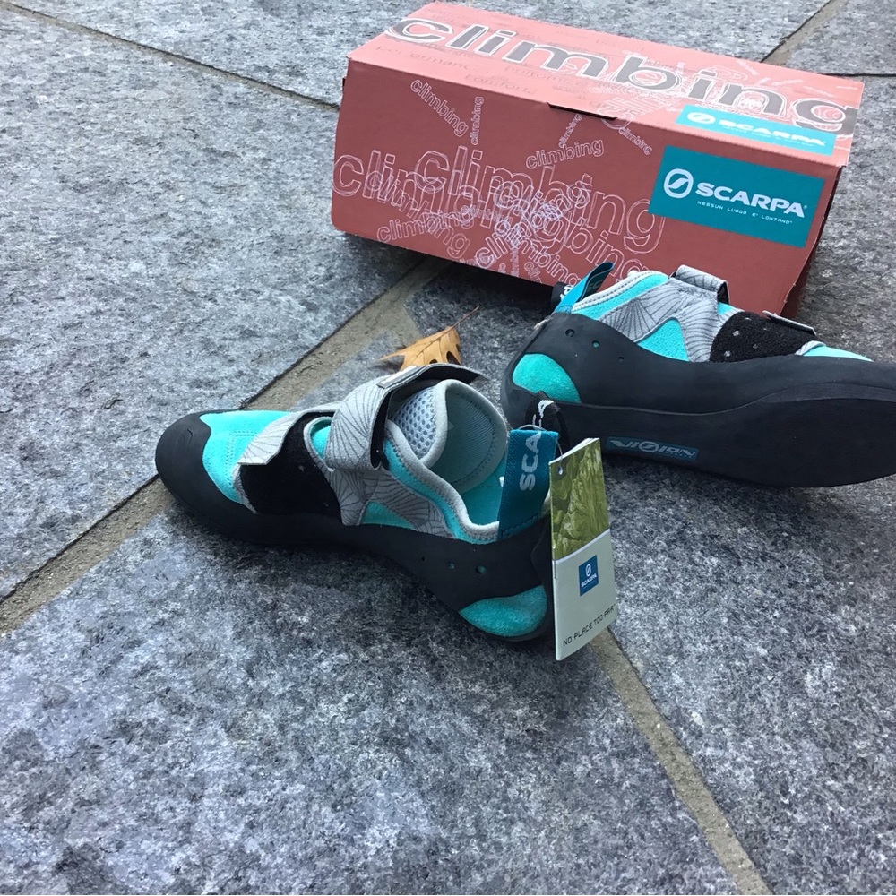 Rock climbing shoes brand new never used.  Too small for me